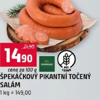 Terno Špekáčkový pikantní točený salám nabídka