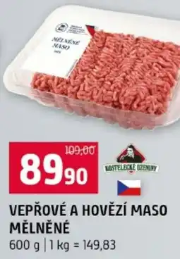 Terno Vepřové a hovězí maso mělněné nabídka