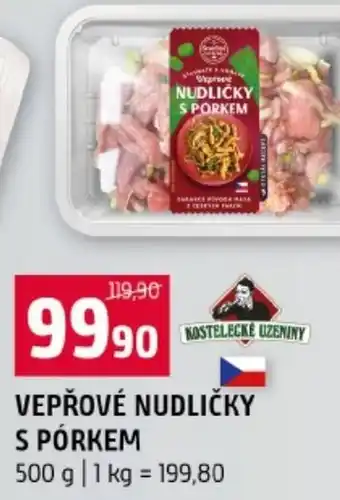 Terno Vepřové nudličky s pórkem nabídka