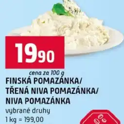 Terno Finská pomazánka/ třená niva pomazánka/ niva pomazánka nabídka