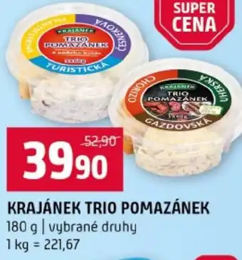 Terno Krajánek trio pomazánek nabídka