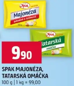 Terno Spak majonéza, tatarská omáčka nabídka