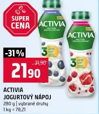 Terno Activia jogurtový nápoj nabídka