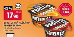 Terno Bohušovická mlékárna protein tvaroh nabídka