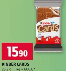 Terno Kinder cards nabídka