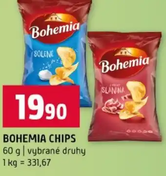 Terno Bohemia chips nabídka