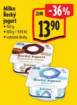 Albert Milko Řecký jogurt nabídka