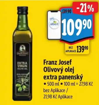 Albert Franz Josef Olivový olej extra panenský nabídka