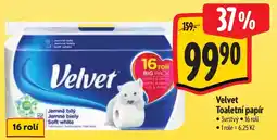 Albert Velvet Toaletní papír nabídka