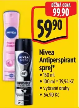 Albert Nivea Antiperspirant sprej nabídka