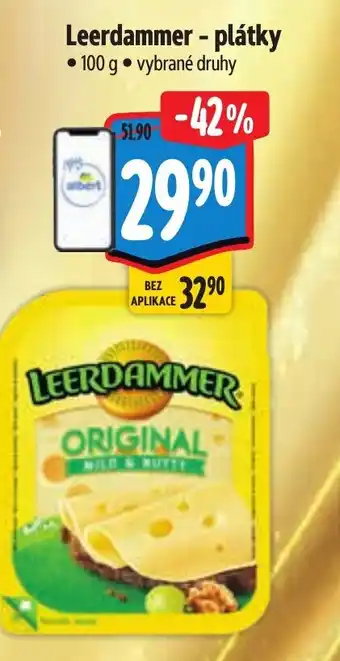 Albert Leerdammer - plátky nabídka