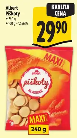 Albert Albert Piškoty nabídka
