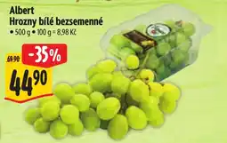 Albert Albert Hrozny bílé bezsemenné nabídka