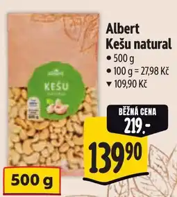 Albert Albert Kešu natural nabídka