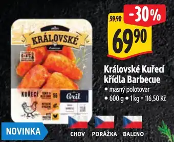 Albert Královské Kuřecí křídla Barbecue nabídka