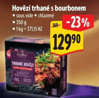 Albert Hovězí trhané s bourbonem nabídka