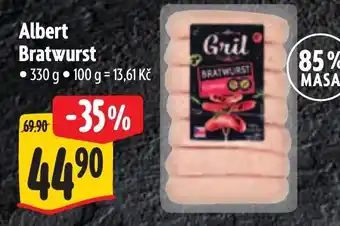Albert Albert Bratwurst nabídka