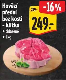 Albert Hovězí přední bez kosti - kližka nabídka