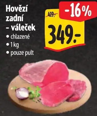 Albert Hovězí zadní - váleček nabídka