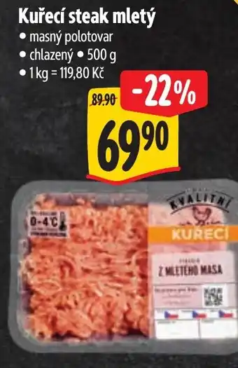 Albert Kuřecí steak mletý nabídka