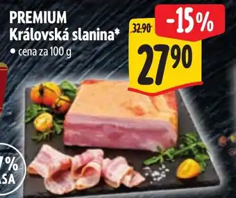 Albert PREMIUM Královská slanina nabídka