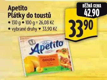 Albert Apetito Plátky do toustů nabídka