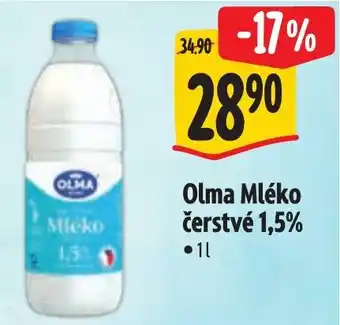 Albert Olma Mléko čerstvé 1,5% nabídka