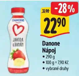 Albert Danone Nápoj nabídka