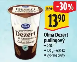 Albert Olma Dezert pudingový nabídka