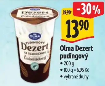 Albert Olma Dezert pudingový nabídka