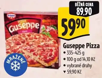 Albert Guseppe Pizza nabídka