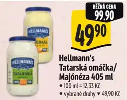 Albert HELLMANN'S Tatarská omáčka/ Majónéza nabídka