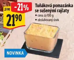 Albert Tuňáková pomazánka se sušenými rajčaty nabídka
