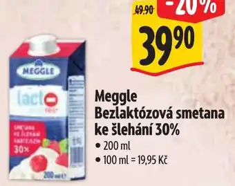 Albert Meggle Bezlaktózová smetana ke šlehání 30% nabídka