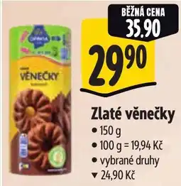 Albert Zlaté věnečky nabídka