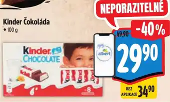 Albert Kinder Čokoláda nabídka