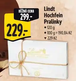 Albert Lindt Hochfein Pralinky nabídka