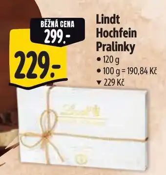 Albert Lindt Hochfein Pralinky nabídka