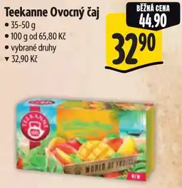 Albert Teekanne Ovocný čaj nabídka