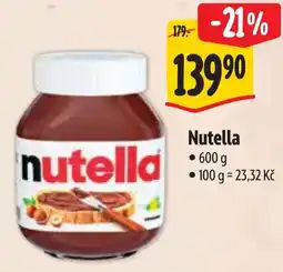 Albert Nutella nabídka