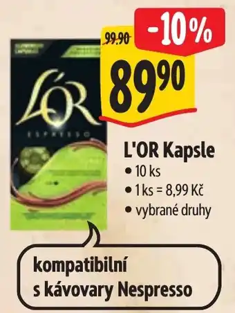 Albert L'OR Kapsle nabídka