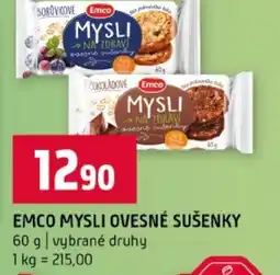 Terno Emco mysli ovesné sušenky nabídka
