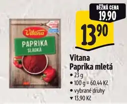 Albert Vitana Paprika mletá nabídka