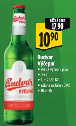 Albert Budvar Výčepní nabídka