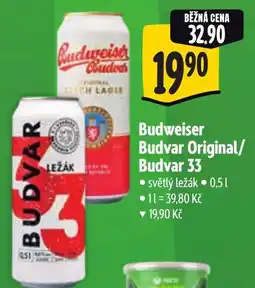 Albert Budweiser Budvar Original/ Budvar 33 nabídka
