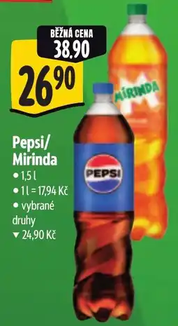Albert Pepsi/ Mirinda nabídka