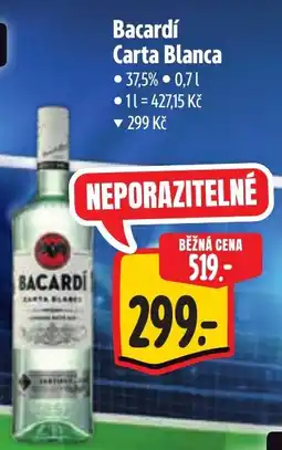 Albert Bacardí Carta Blanca nabídka