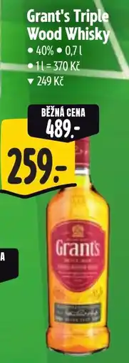 Albert Grant's Triple Wood Whisky nabídka