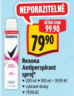 Albert Rexona Antiperspirant sprej nabídka