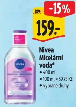 Albert Nivea Micelární voda nabídka